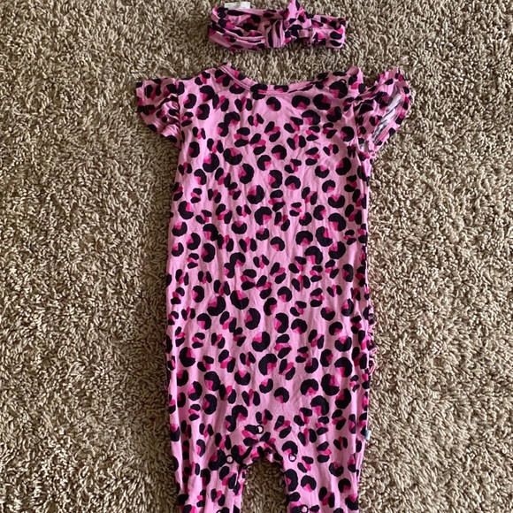 posh peanut violet romper